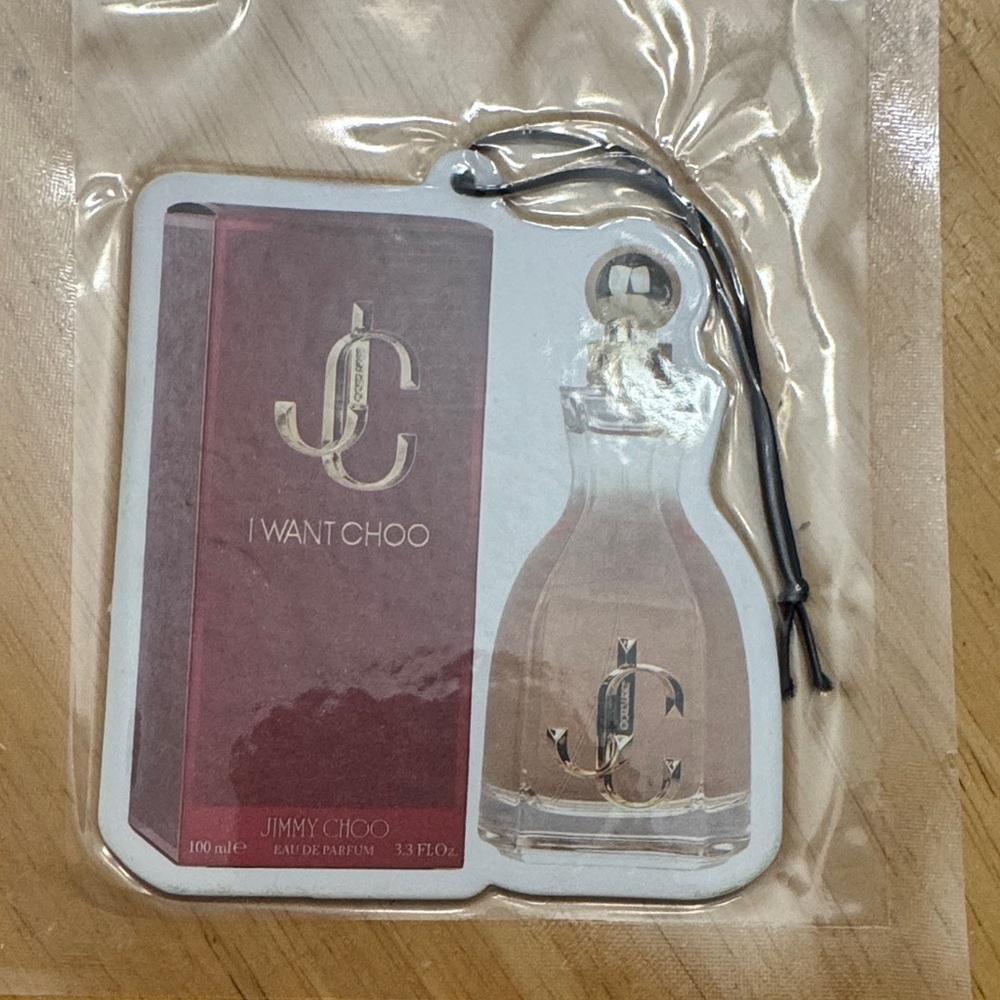 Jimmy Choo I Want Choo Pink and Gold Air Freshener